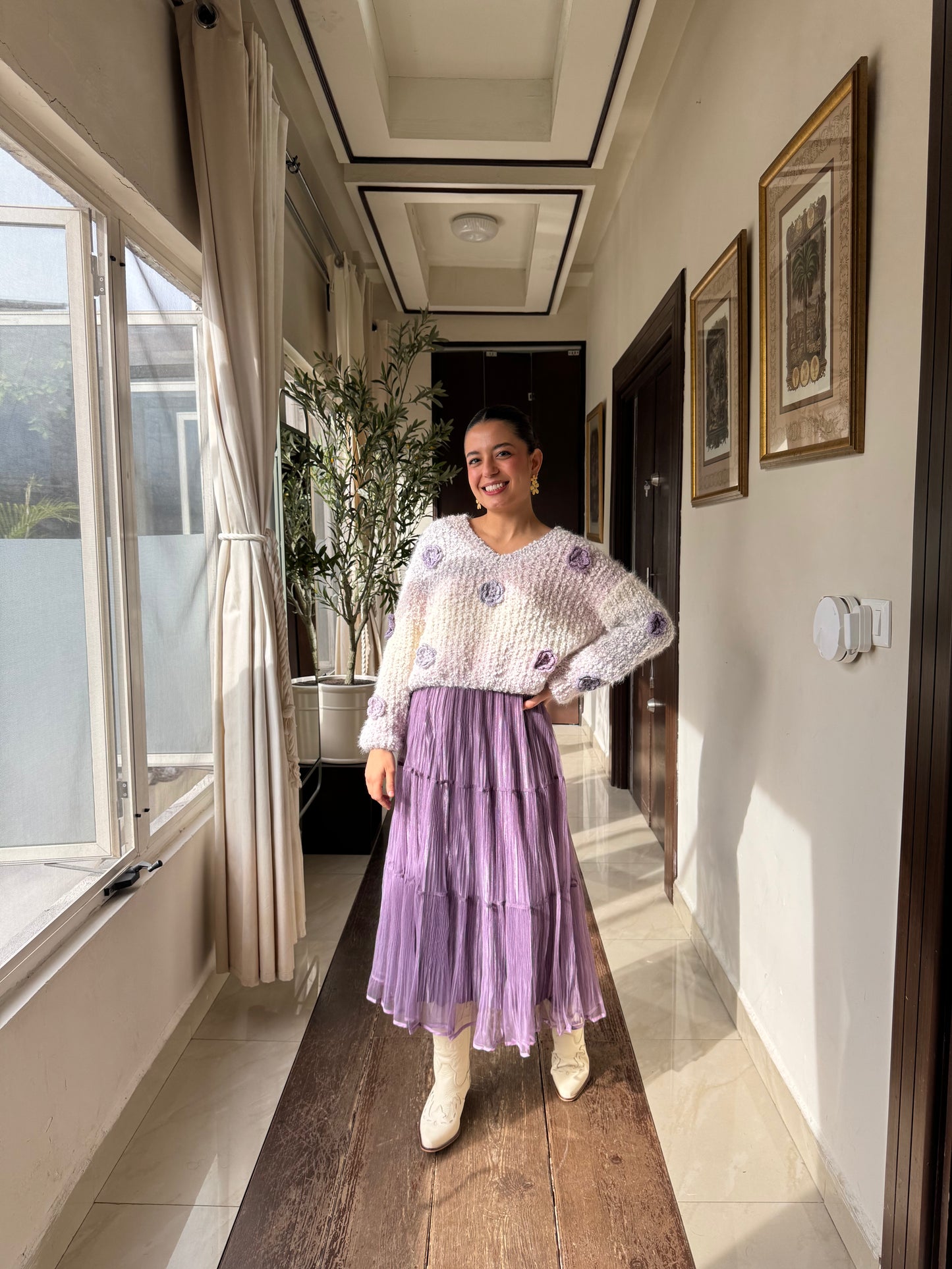 FALDA LAVANDA