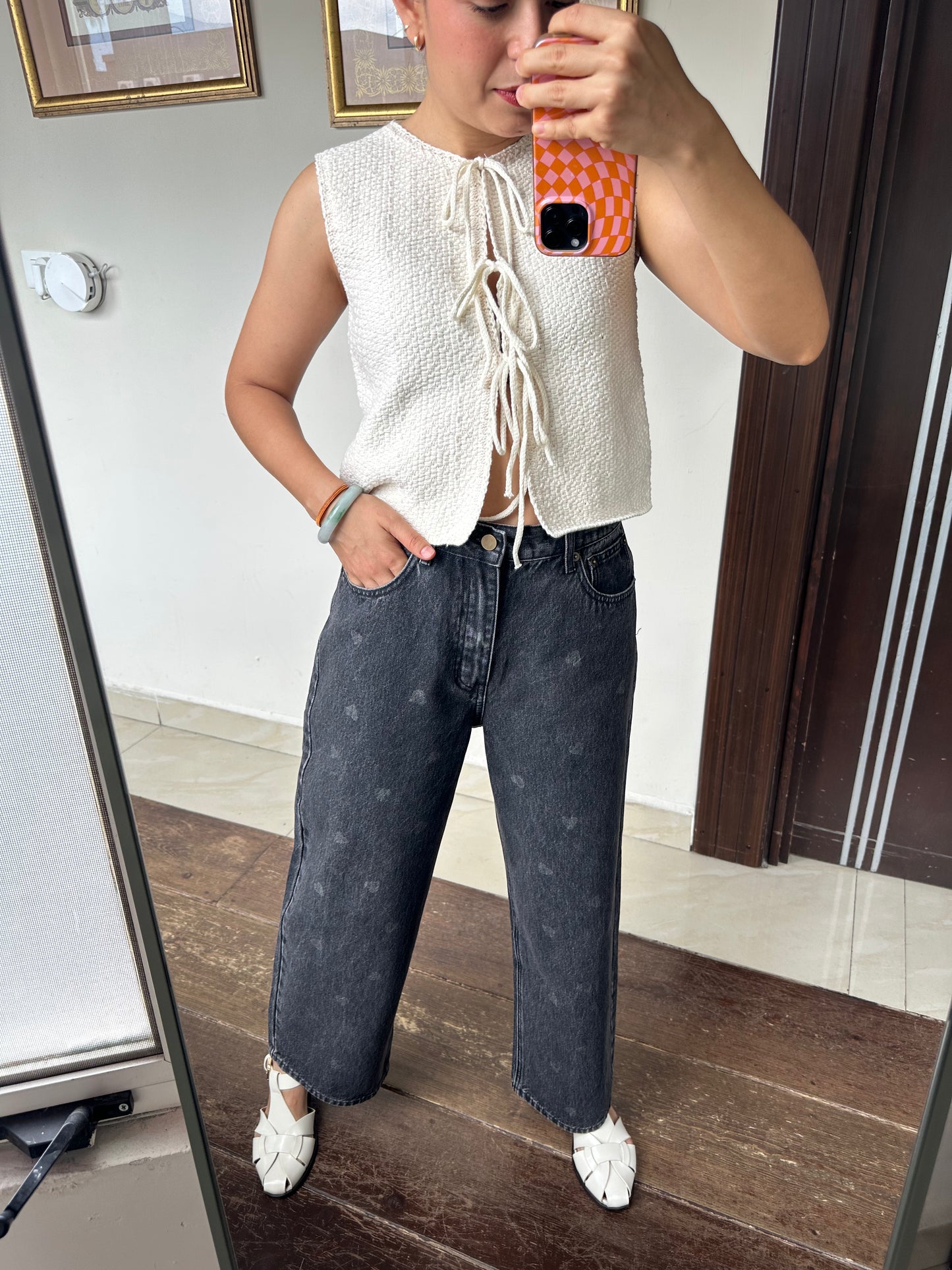 JEANS BLACK HEART