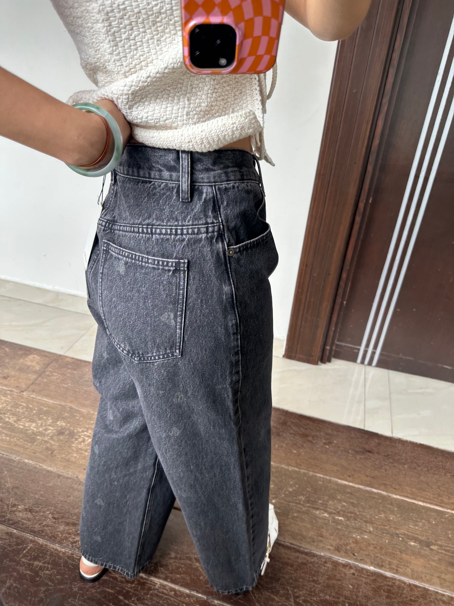 JEANS BLACK HEART