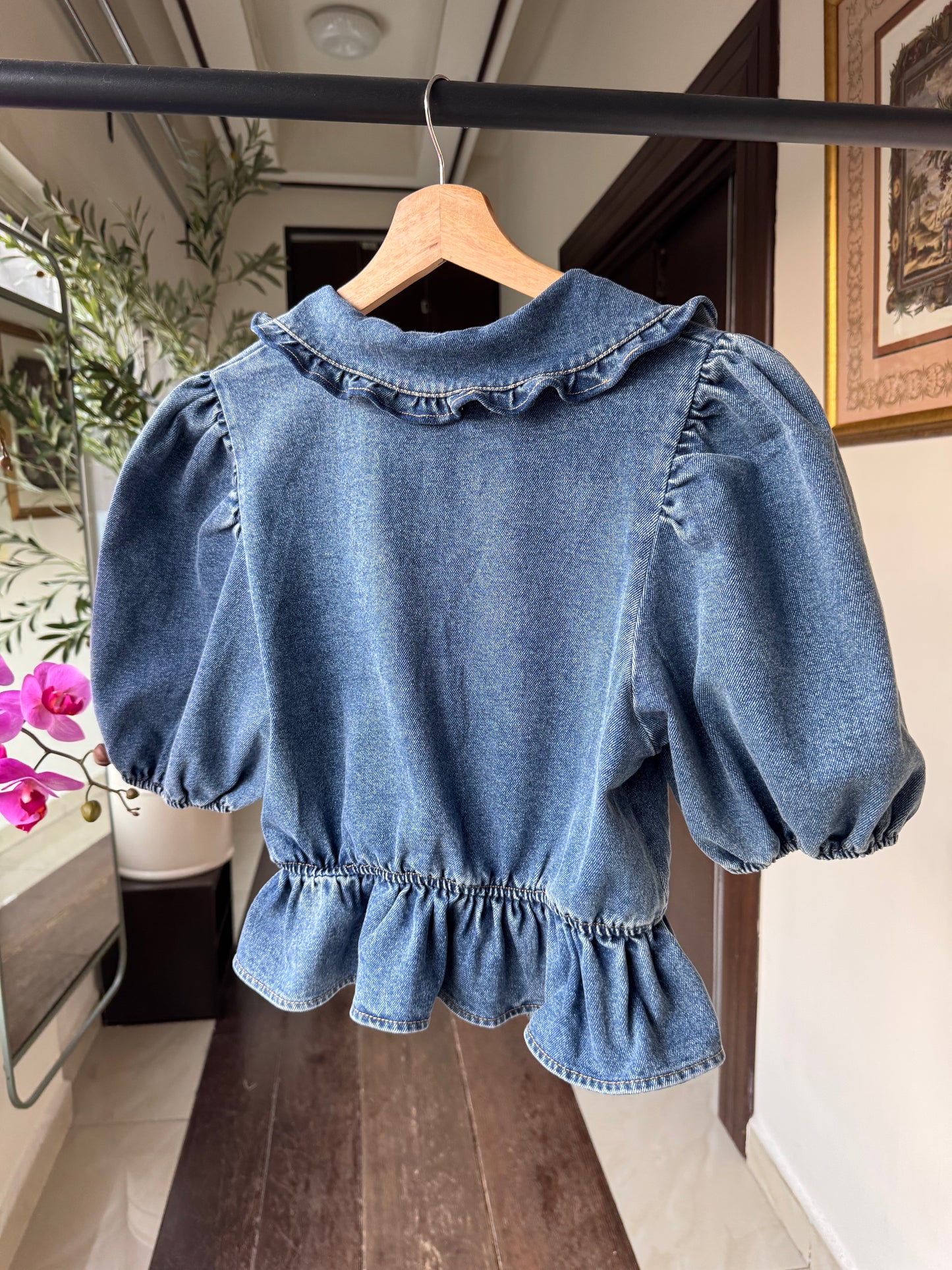 BLUSA AGUAMARINA